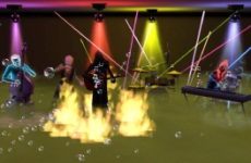 The Grim Reaper and some ghosts are seen in a band