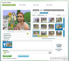 A screenshot of The Sims 3's Movie Mash-Up Tool